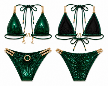 Emerald Luxe Bikini Set
